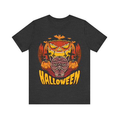 Halloween Jersey unisex tee, Halloween Graphic Tee, Spooky Shirt, Trick or Treat Tee, Halloween Costume, Festive Gift