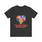 I'm his voice, he's my heart Unisex Jersey Short Sleeve Tee