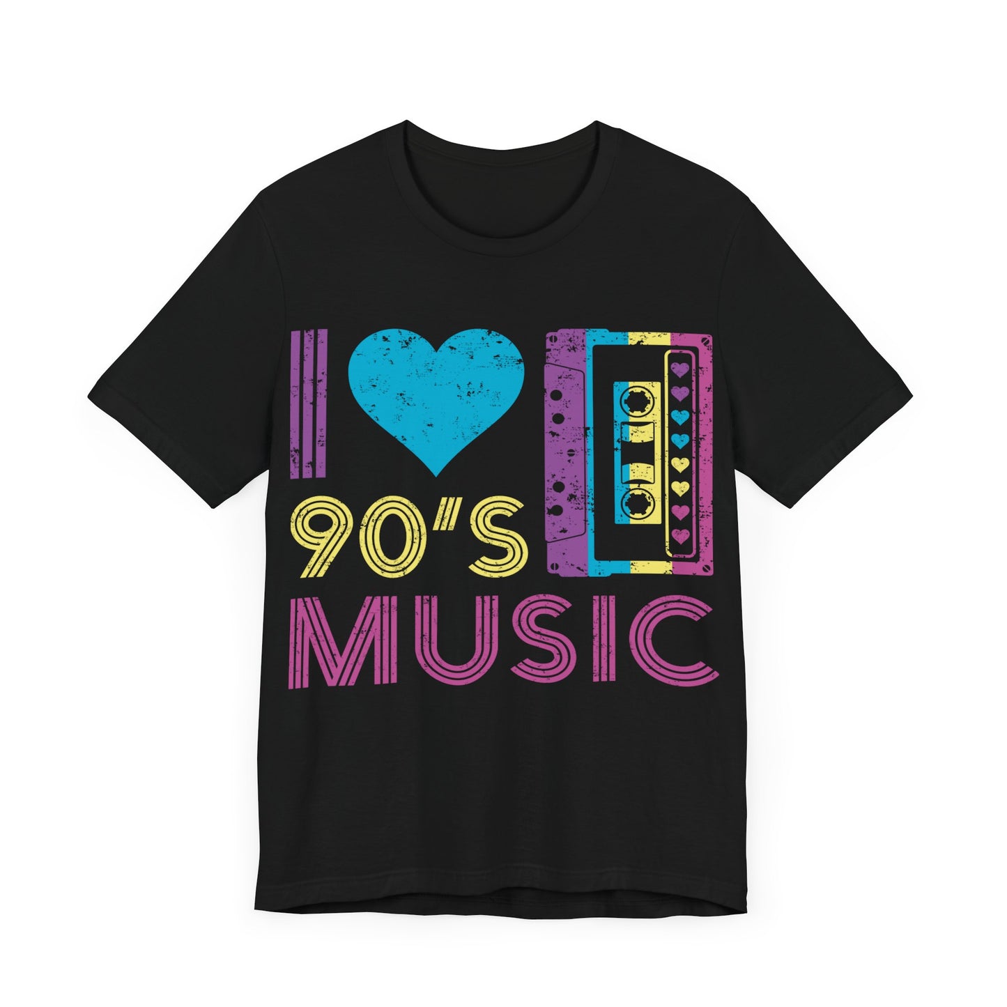 I love 90's music Unisex Jersey Short Sleeve Tee