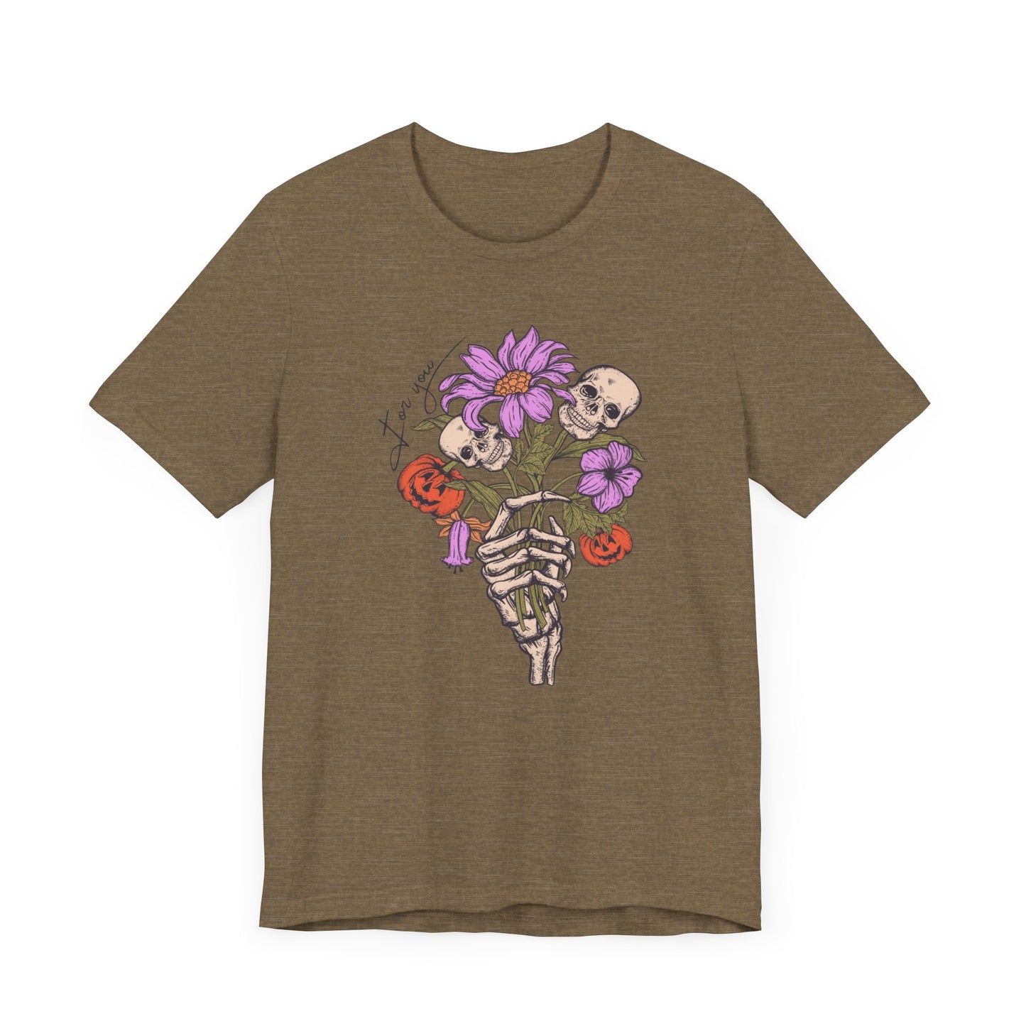 Skeleton Bouquet Unisex Jersey Short Sleeve Tee