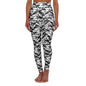 Ink splatter High Waisted Yoga Leggings