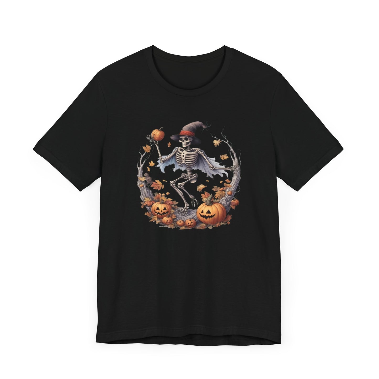 Fall Skeleton 2 Unisex Jersey Short Sleeve Tee
