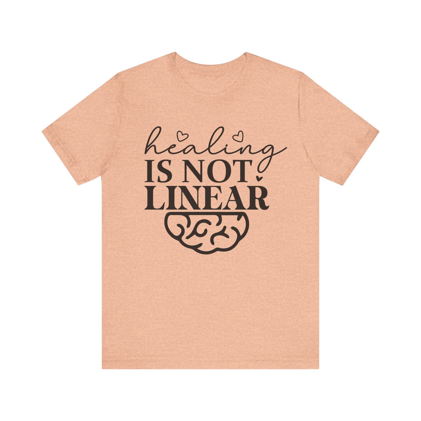 Healing is not linear Unisex Jersey Short Sleeve Tee