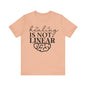 Healing is not linear Unisex Jersey Short Sleeve Tee
