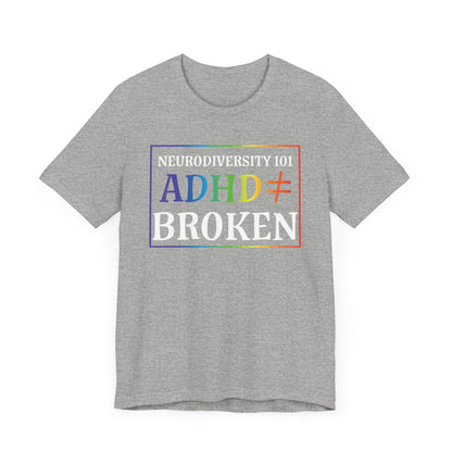 Neurodiversity 101 Unisex Jersey Short Sleeve Tee