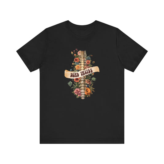 Dead inside skeleton Unisex Jersey Short Sleeve Tee