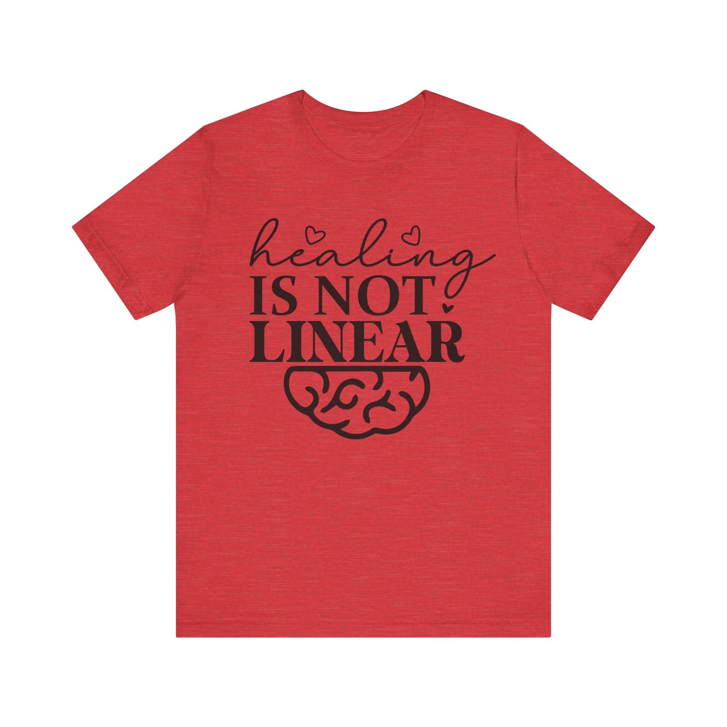Healing is not linear Unisex Jersey Short Sleeve Tee