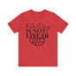 Healing is not linear Unisex Jersey Short Sleeve Tee