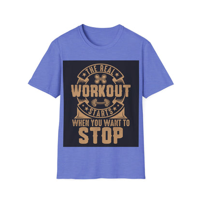 The Real Workout Unisex Softstyle T-Shirt