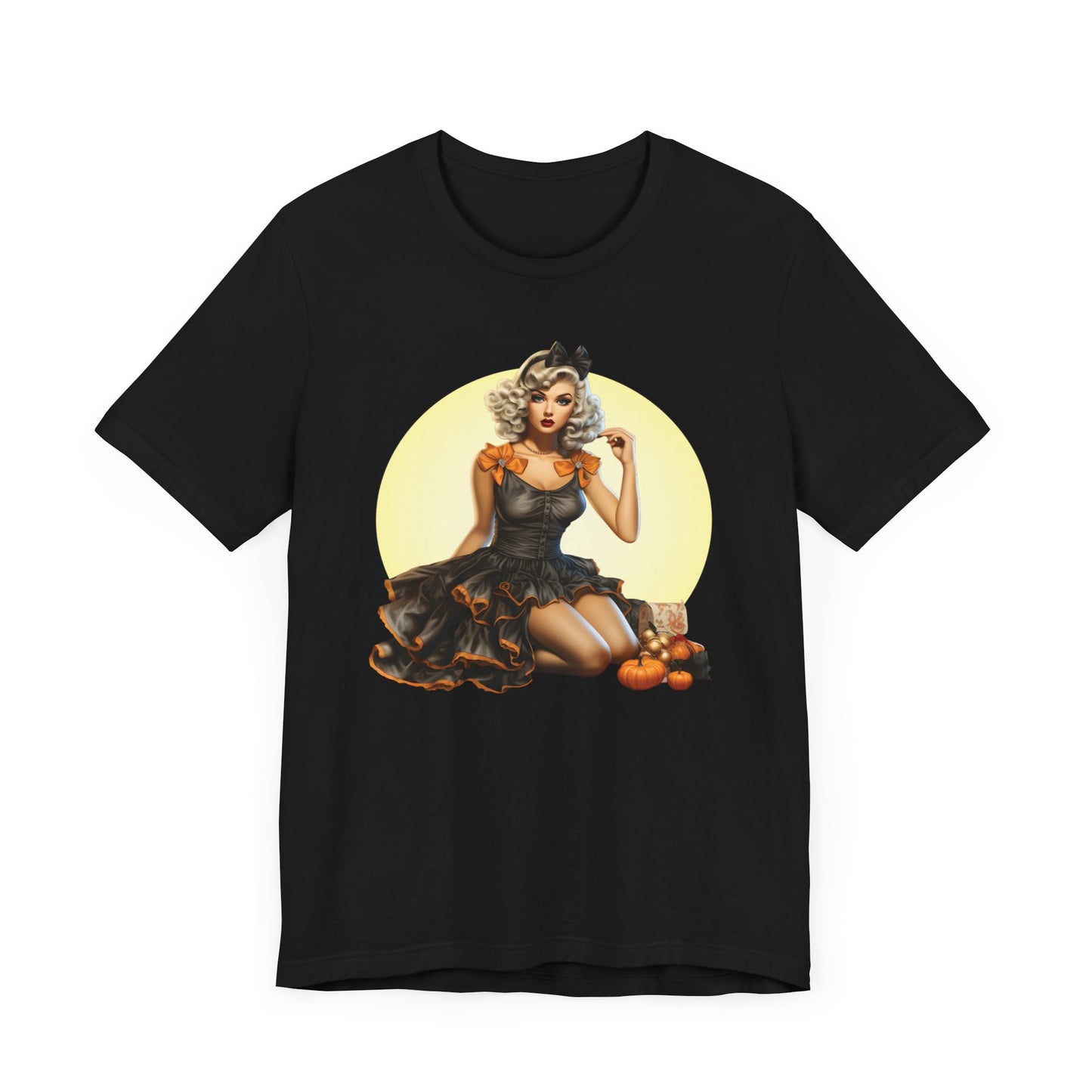 Blonde Halloween Bombshell Unisex Jersey Short Sleeve Tee