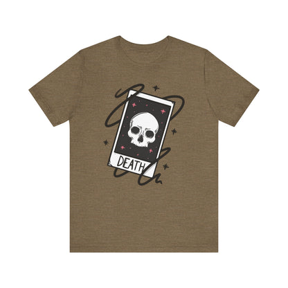 Death Tarot Card Unisex Jersey Short Sleeve Tee