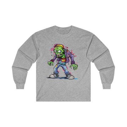 Graffiti Zombie 2 Ultra Cotton Long Sleeve Tee