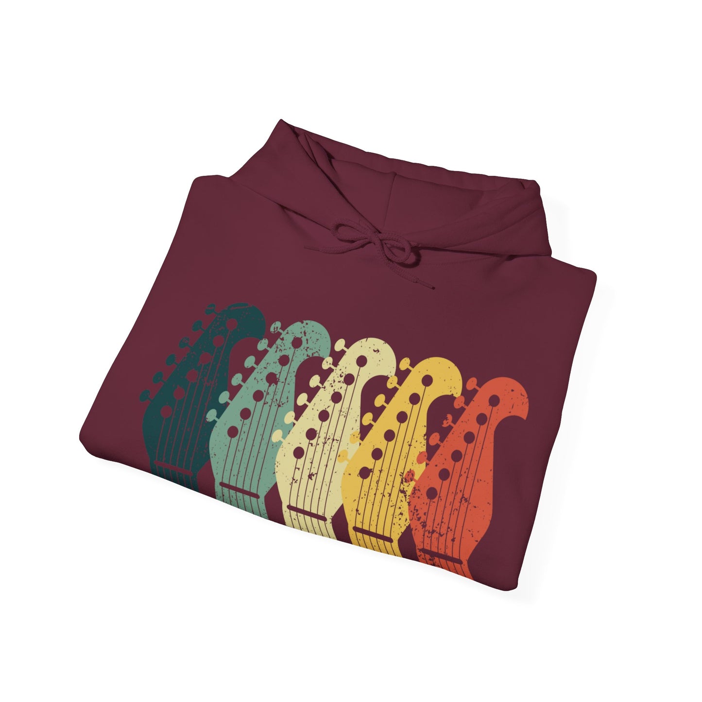 Guitar Headstocks Unisex Heavy Blend™ Hooded Sweatshirt