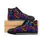 Rainbow Hibiscus Classic Men’s Sneakers