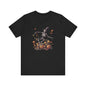 Skeleton with jack-o-lanterns 2 Unisex Jersey Short Sleeve Tee