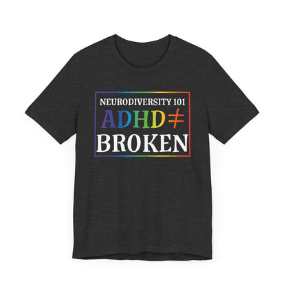 Neurodiversity 101 Unisex Jersey Short Sleeve Tee