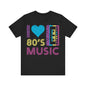 I love 80's music Unisex Jersey Short Sleeve Tee