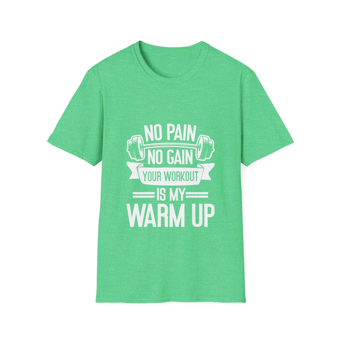 No Pian, No Gain Unisex Softstyle T-Shirt