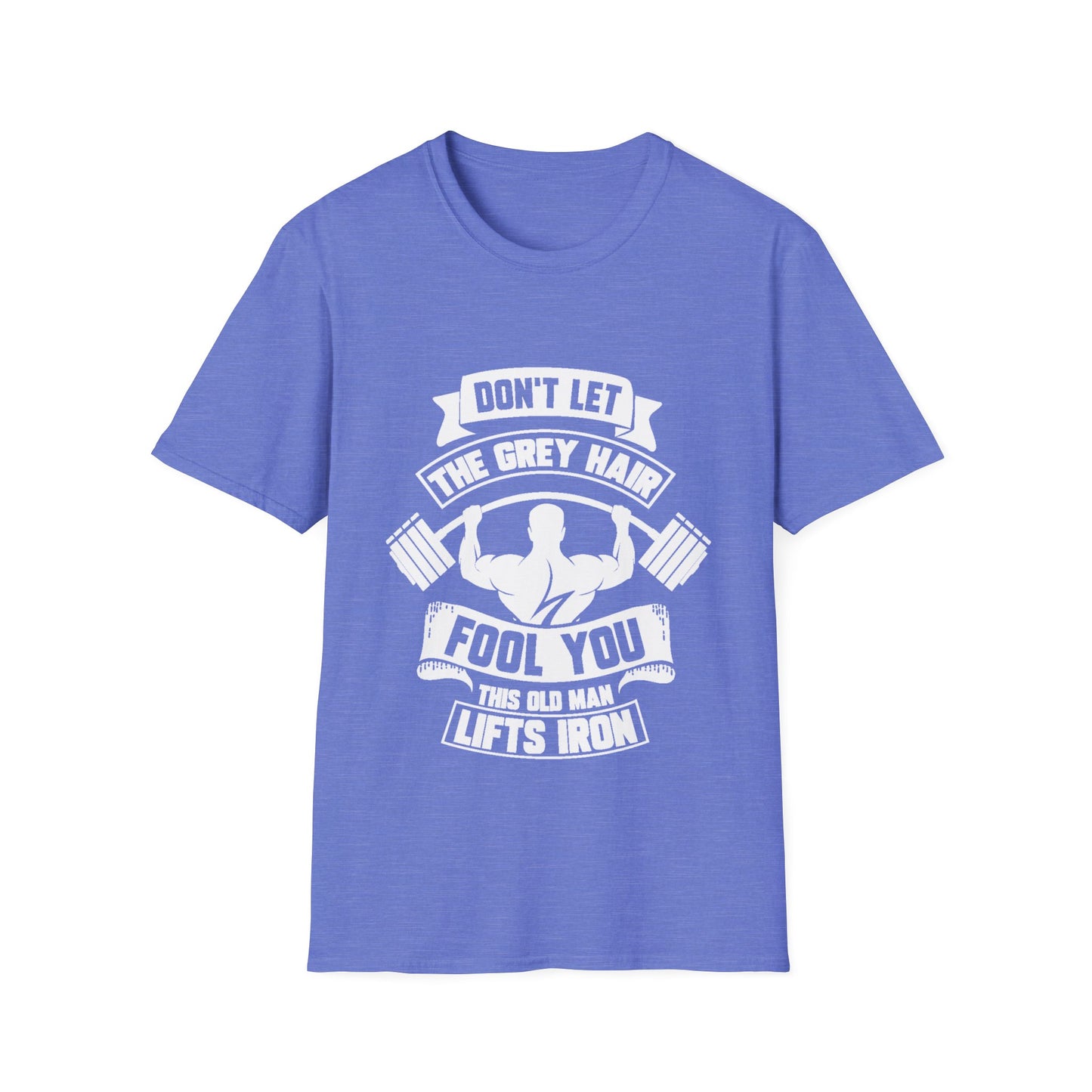 Gray Hair Gym Rat Unisex Softstyle T-Shirt