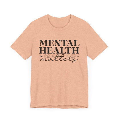 Mental health matters 2 Unisex Jersey Short Sleeve Tee