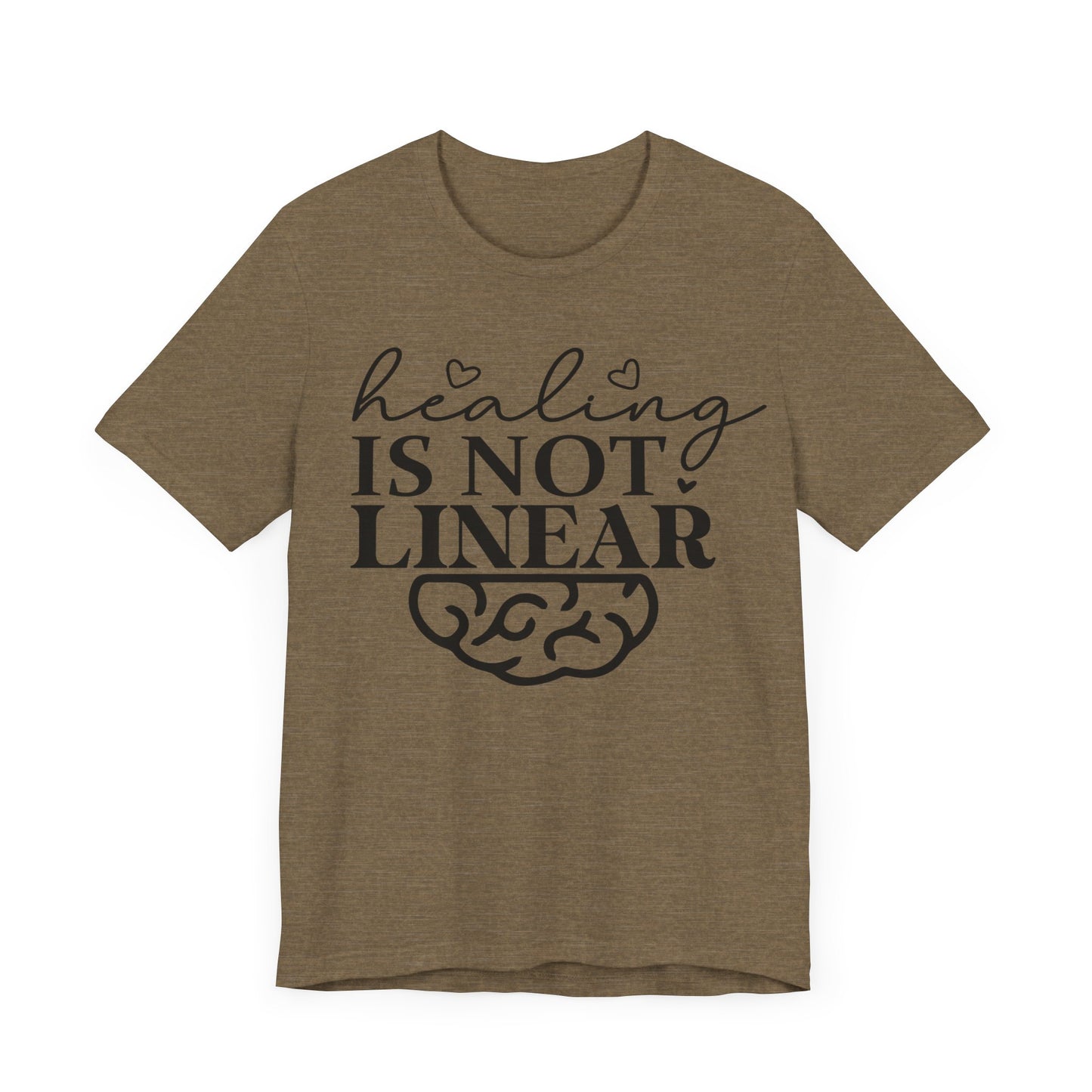 Healing is not linear Unisex Jersey Short Sleeve Tee