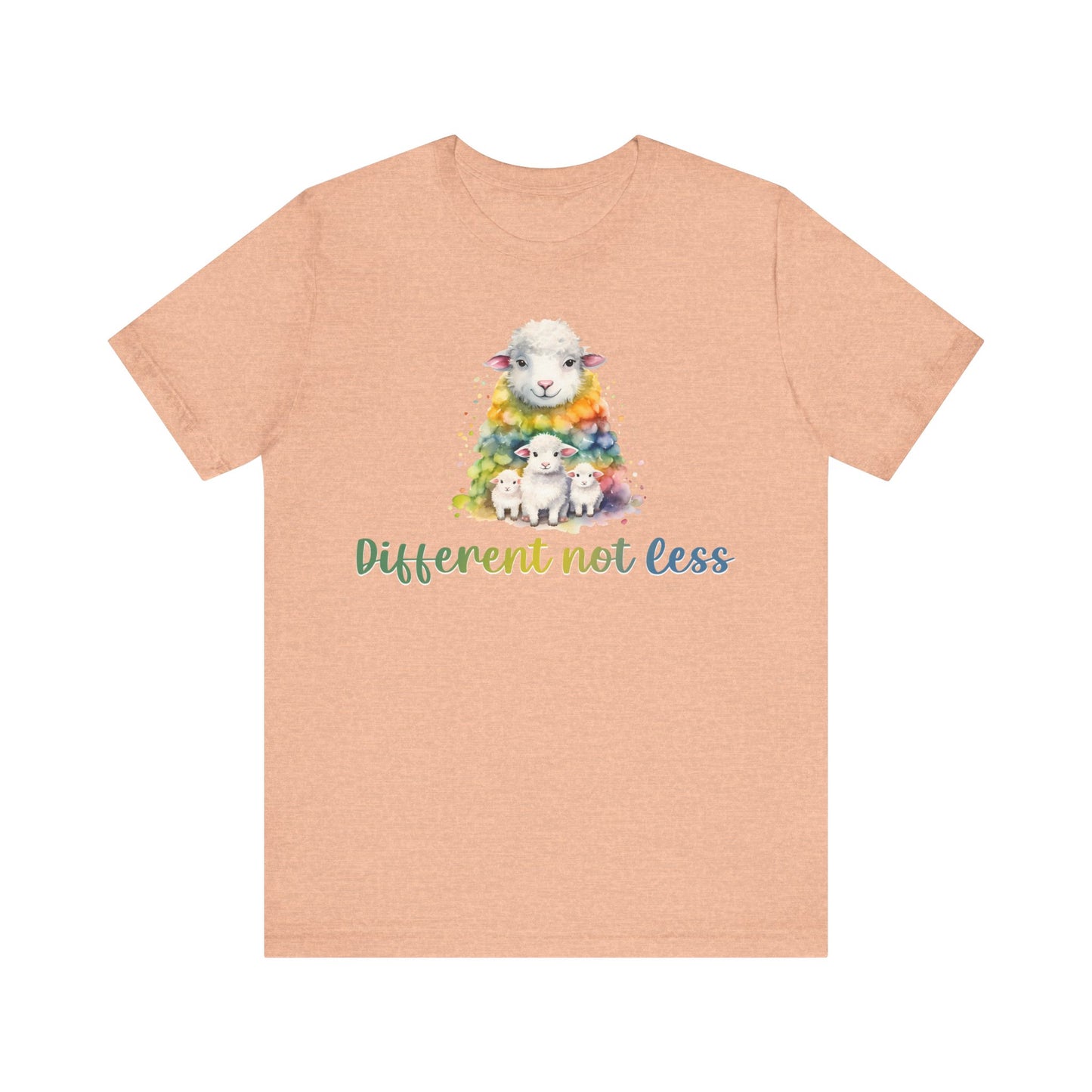 Different not less Unisex Jersey Short Sleeve Tee