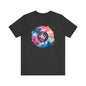 Watercolor Record 80's, 90's, Unisex Jersey Short Sleeve Tee