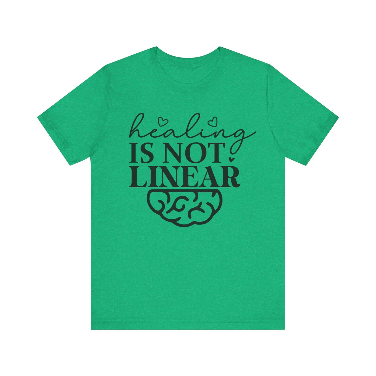 Healing is not linear Unisex Jersey Short Sleeve Tee