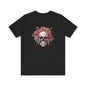 Hopeless romantic skeleton Unisex Jersey Short Sleeve Tee