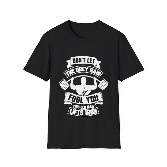 Gray Hair Gym Rat Unisex Softstyle T-Shirt