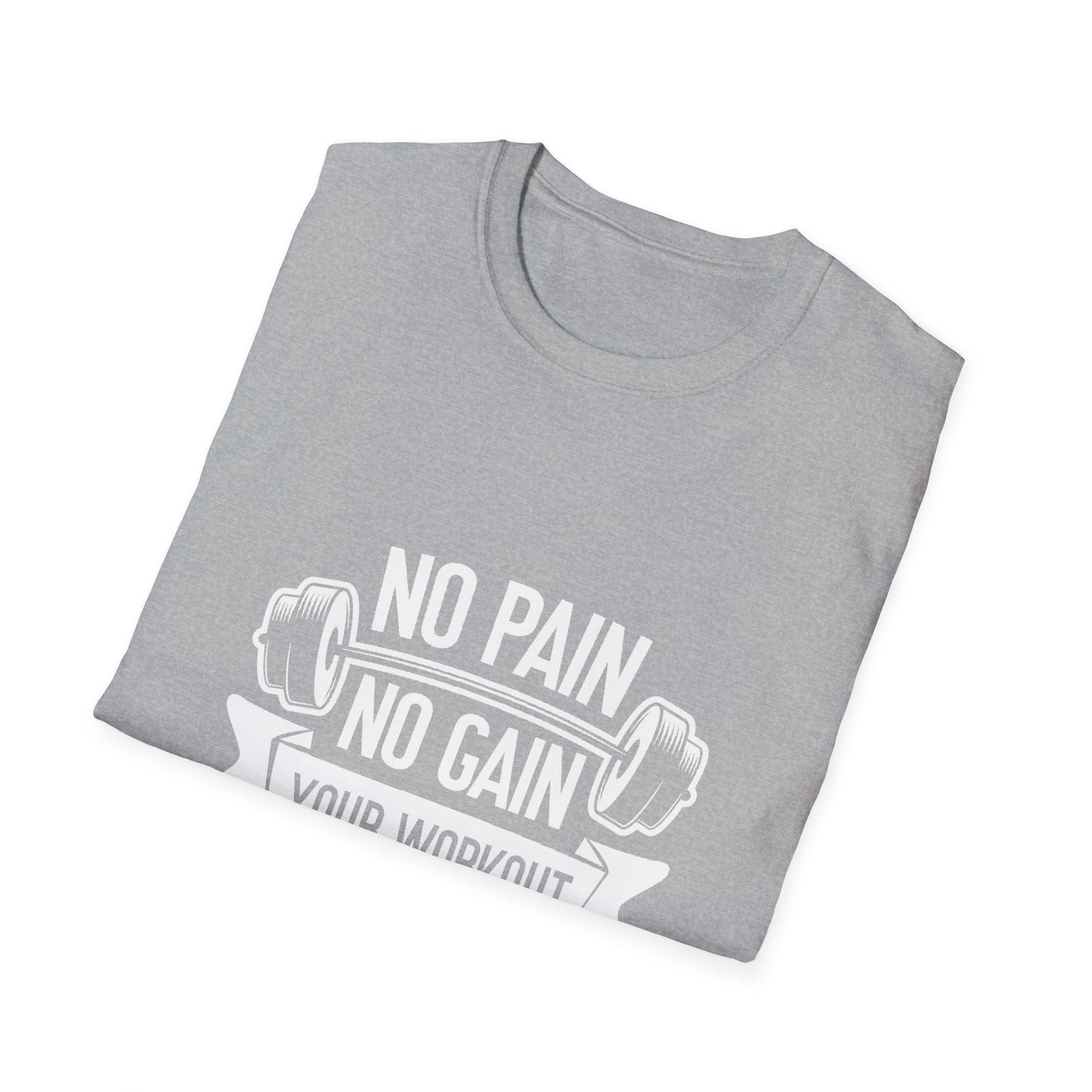 No Pian, No Gain Unisex Softstyle T-Shirt