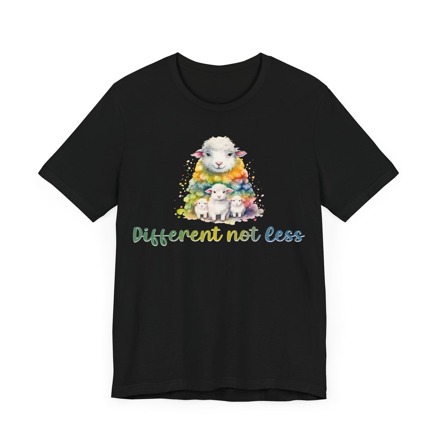 Different not less Unisex Jersey Short Sleeve Tee