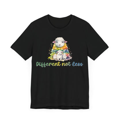 Different not less Unisex Jersey Short Sleeve Tee