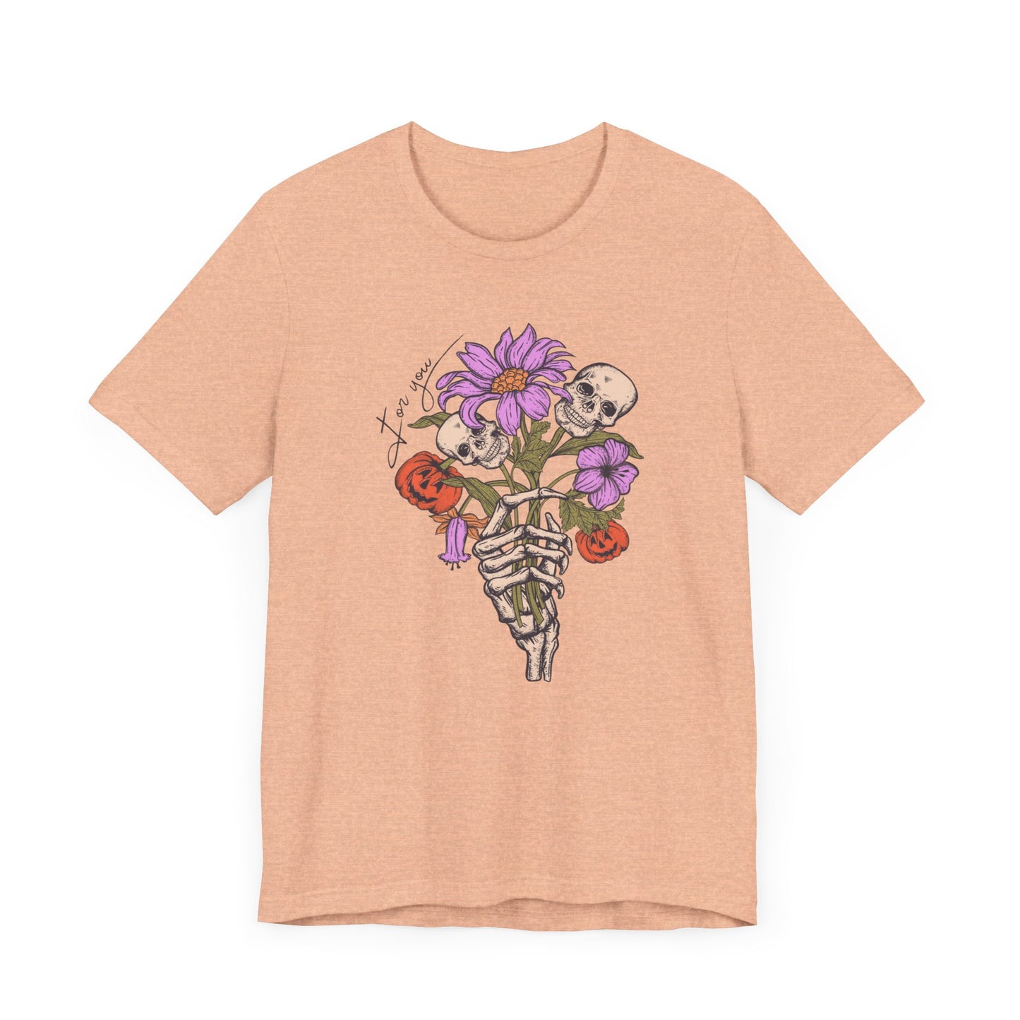 Skeleton Bouquet Unisex Jersey Short Sleeve Tee