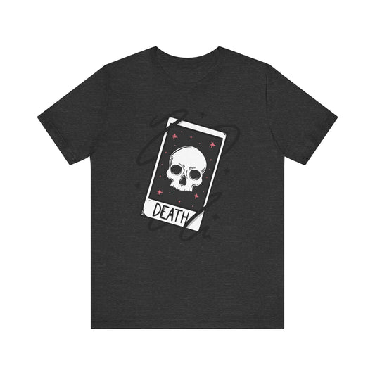 Death Tarot Card Unisex Jersey Short Sleeve Tee