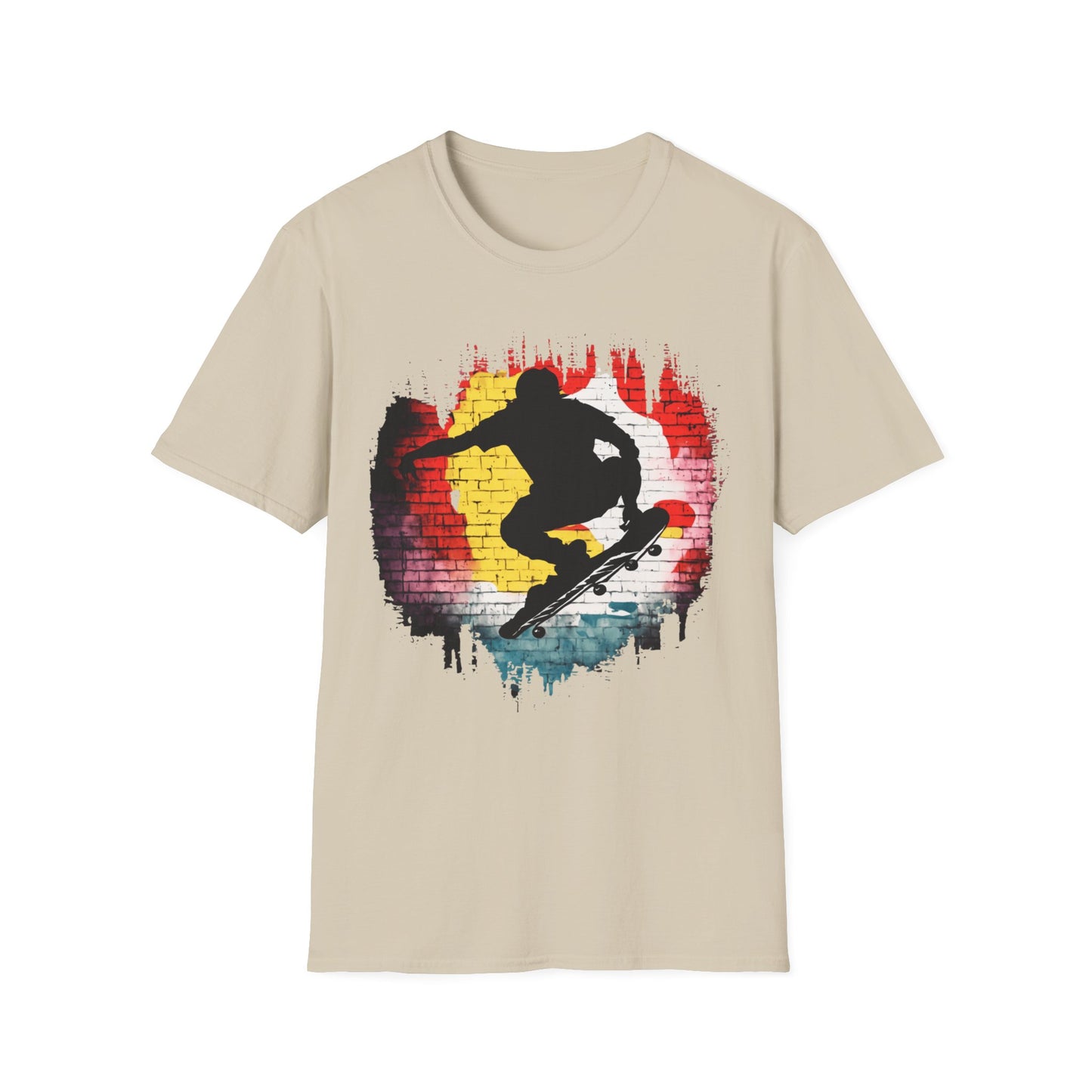 Graffiti Skate Unisex Softstyle T-Shirt