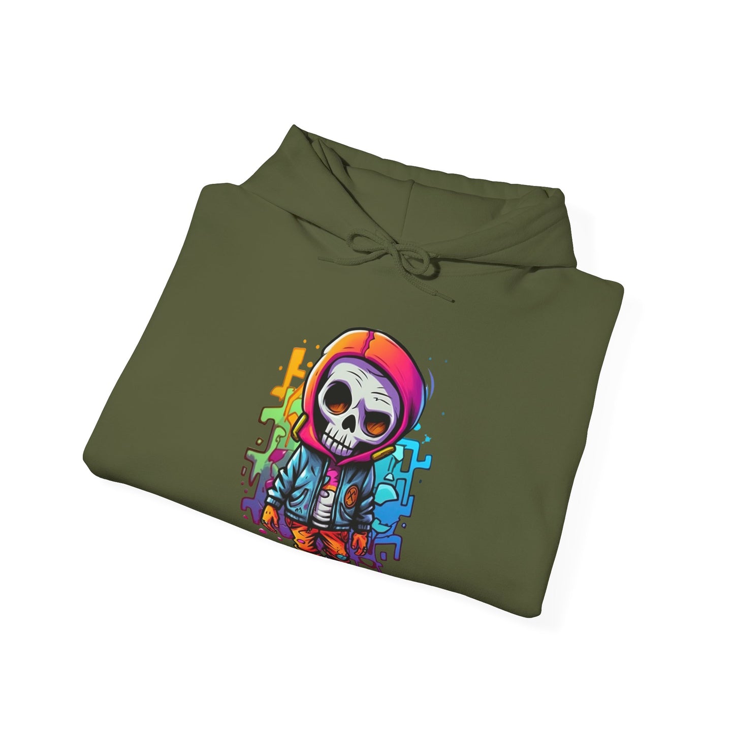 Graffiti Skullboy 6 Unisex Heavy Blend™ Hooded Sweatshirt