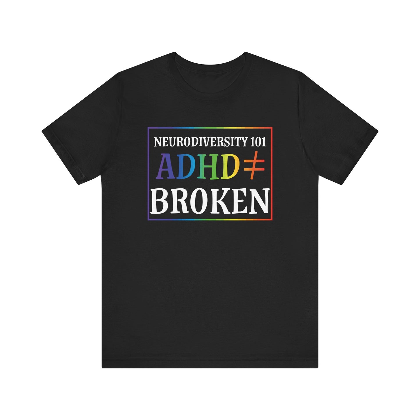Neurodiversity 101 Unisex Jersey Short Sleeve Tee