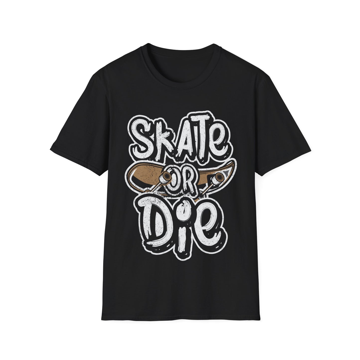 Skate Or Die Unisex Softstyle T-Shirt