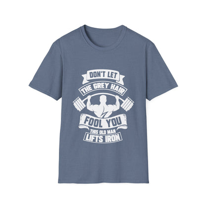 Gray Hair Gym Rat Unisex Softstyle T-Shirt