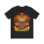 Halloween Jersey unisex tee, Halloween Graphic Tee, Spooky Shirt, Trick or Treat Tee, Halloween Costume, Festive Gift
