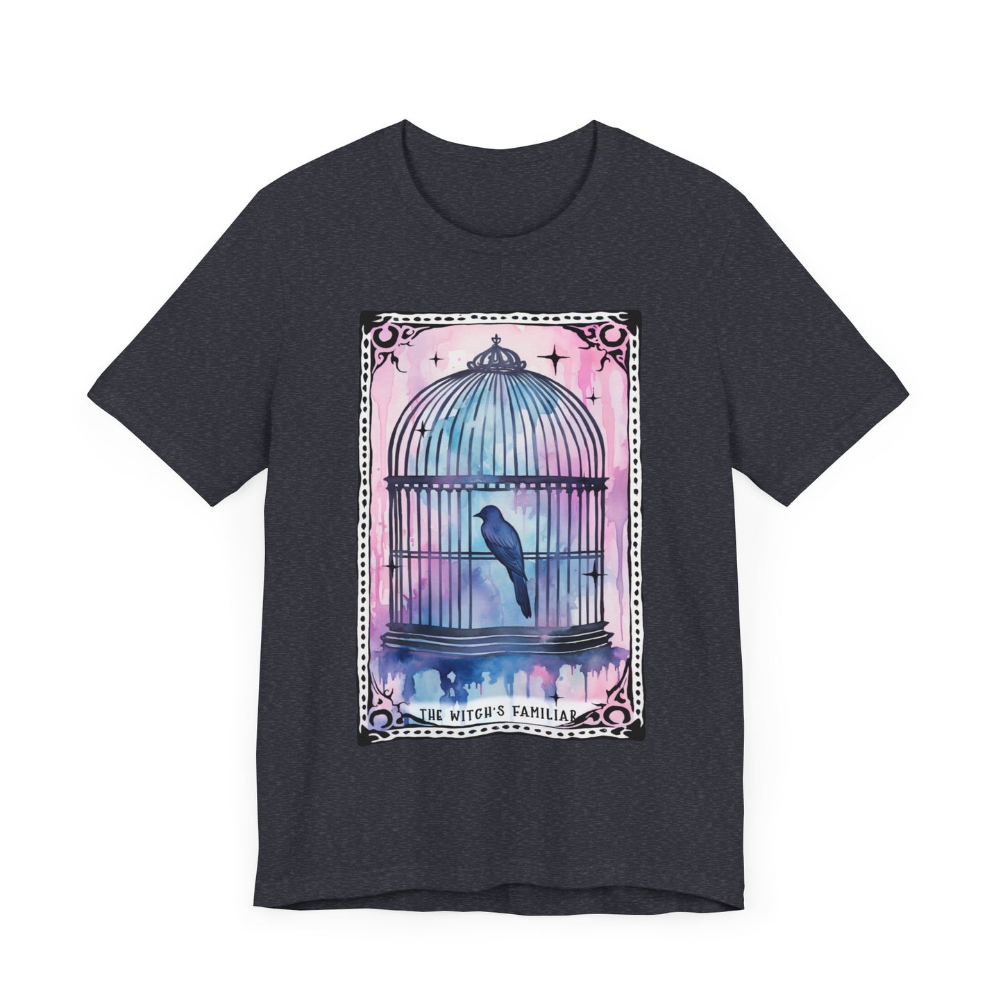 The Witch's Familiar Jersey unisex tee, Halloween Graphic Tee, Spooky Shirt, Trick or Treat Tee, Halloween Costume, Festive Gift