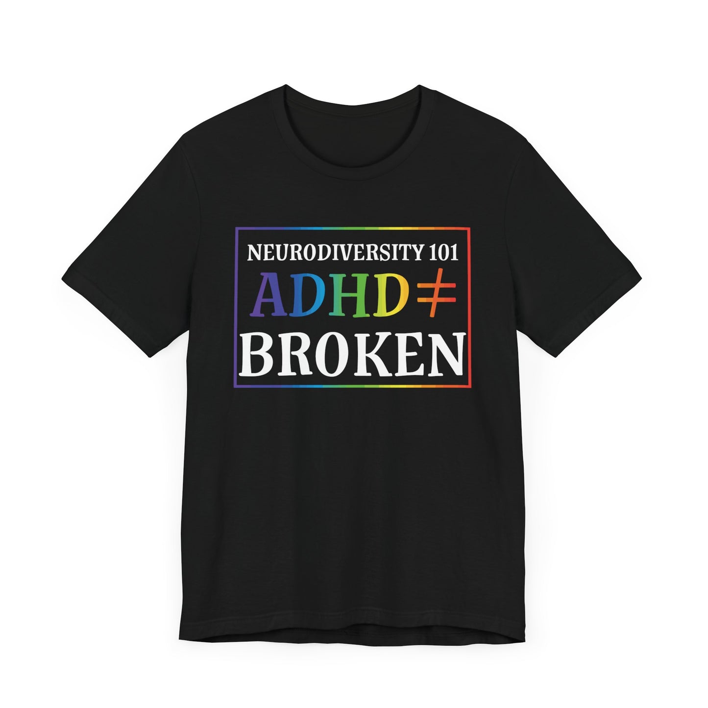 Neurodiversity 101 Unisex Jersey Short Sleeve Tee