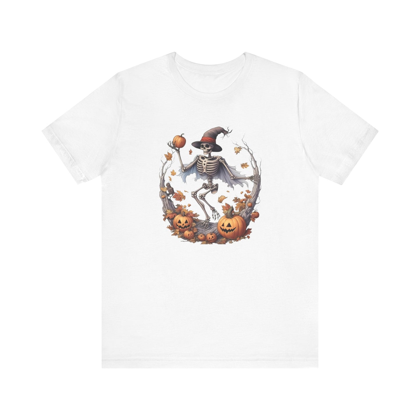 Fall Skeleton 2 Unisex Jersey Short Sleeve Tee