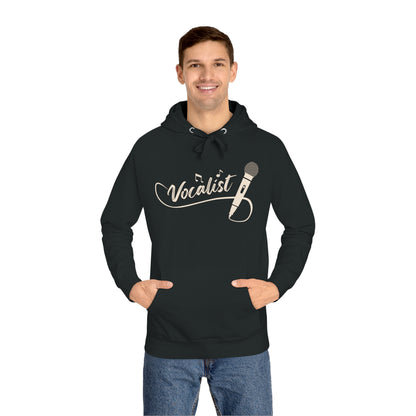 Vocalist Unisex Fleece Hoodie, Fleece Hoodie Unisex, Comfortable Hooded Sweatshirt, Cozy Winter Wear, Gender-Inclusive Outerwear