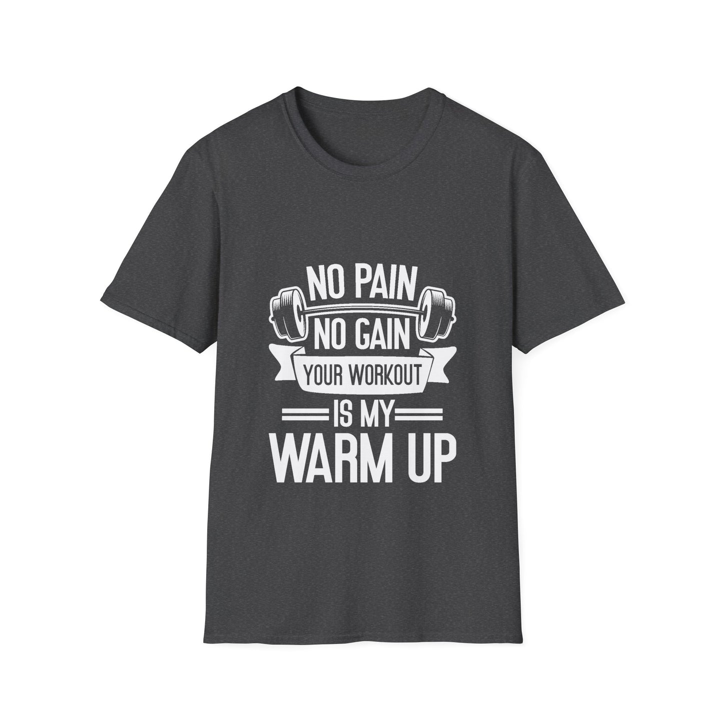 No Pian, No Gain Unisex Softstyle T-Shirt