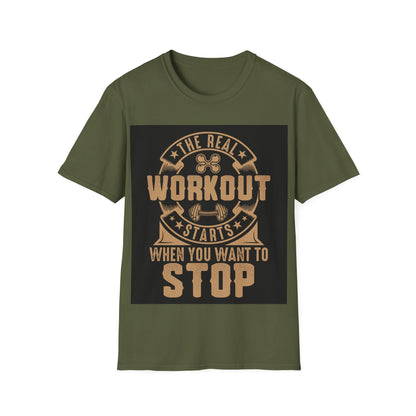 The Real Workout Unisex Softstyle T-Shirt