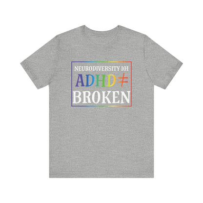 Neurodiversity 101 Unisex Jersey Short Sleeve Tee