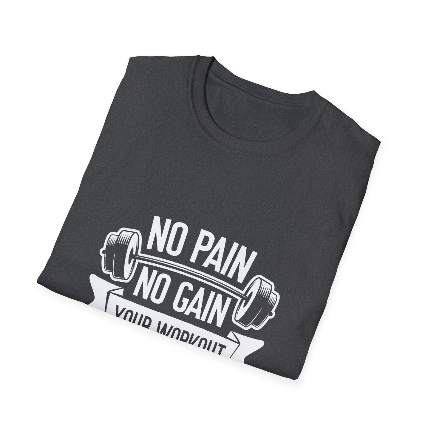 No Pian, No Gain Unisex Softstyle T-Shirt