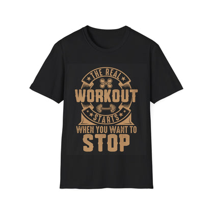 The Real Workout Unisex Softstyle T-Shirt